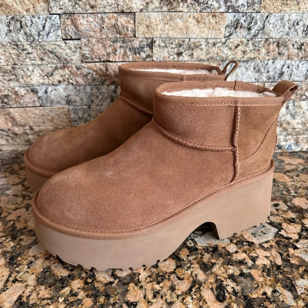 UGG® Classic Ultra Mini New Heights Platform Boot